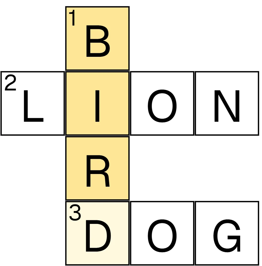 Spanish Vocabulary Reading Crosswords